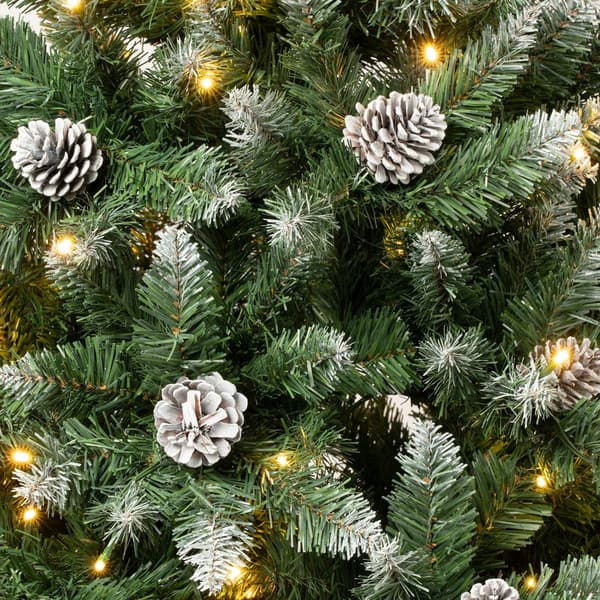National Tree 6ft. Oakley Hills Snow Pre-Lit Christmas Tree