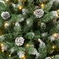 National Tree 6ft. Oakley Hills Snow Pre-Lit Christmas Tree - image 3