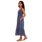 Womens beachlunchlounge Abstract Smock Ruffle Hem Midi Dress - image 3