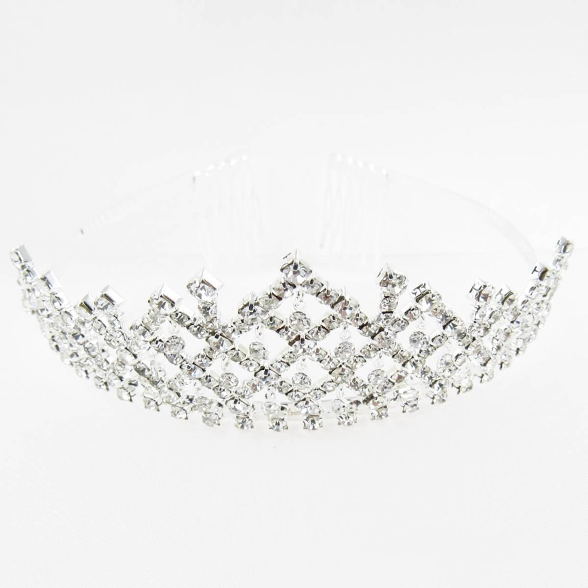 Rosa Rhinestones Rhinestone Duchess Tiara