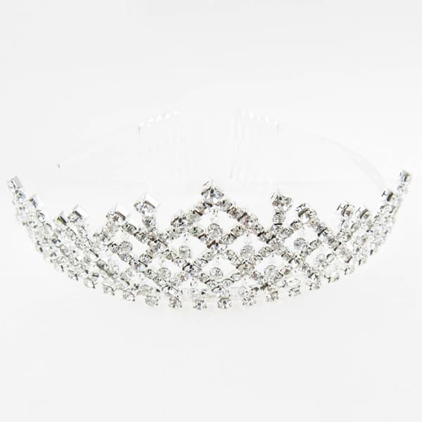 Rosa Rhinestones Rhinestone Duchess Tiara - image 