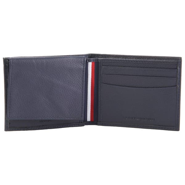 Mens Tommy Hilfiger Meridian Passcase Wallet - Navy