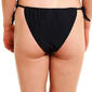 Juniors Cyn & Luca Solid String Tie Bikini Swim Bottoms - image 2