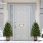 Puleo International Pre-Lit Potted Christmas Trees - Set of 2 - image 3