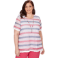 Plus Size Alfred Dunner The Royal Treatment Biadere Fringe Textu - image 1