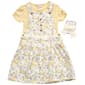 Girls (7-12) Little Lass Lemon Short Sleeve Jumper w/ Hair Bow - image 1