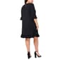Plus Size MSK Crepe Pleated Ruffle Dress - image 2