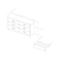 South Shore Fusion Pure White Dresser - image 3