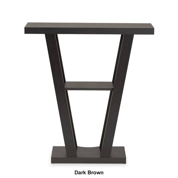 Baxton Studio Boone Modern & Contemporary Wood Console Table