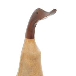 9th &amp; Pike® Decorative Natural Wood Polka Dots Ducks - Set Of 2