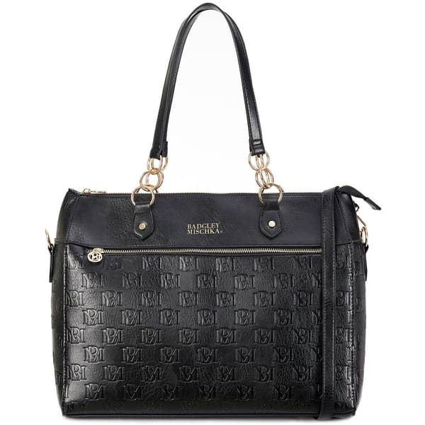 Badgley Mischka Madalyn Vegan Leather Travel Tote Weekender Bag