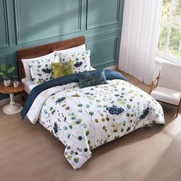 Bebejan® Abstract Vines Cotton 5pc. Reversible Comforter Set