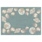 Liora Manne Capri Seashell Border Rectangular Small Accent Rug - image 1