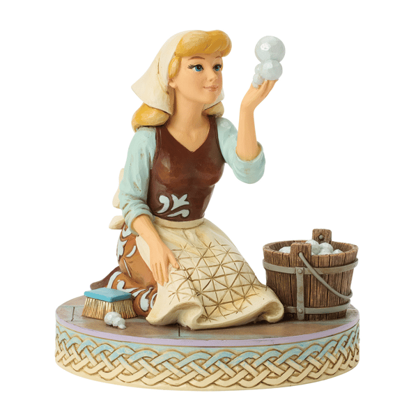 Jim Shore Disney Traditions Cinderella Bubbles Figurine