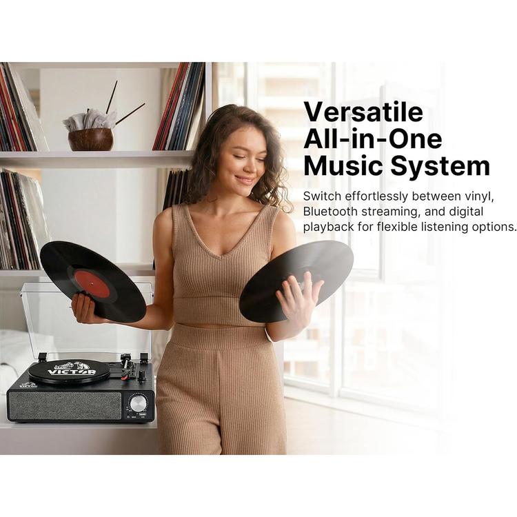 Victor Amherst Dual Bluetooth Turntable