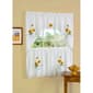 Achim Sunshine Embellished Kitchen Curtain Set - image 1