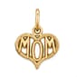 Gold Classics&#40;tm&#41; 14kt. Yellow Gold Mom Heart Charm - image 1
