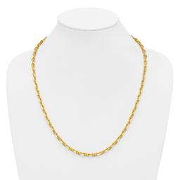 Gold over Sterling Silver Anchor Chain Necklace