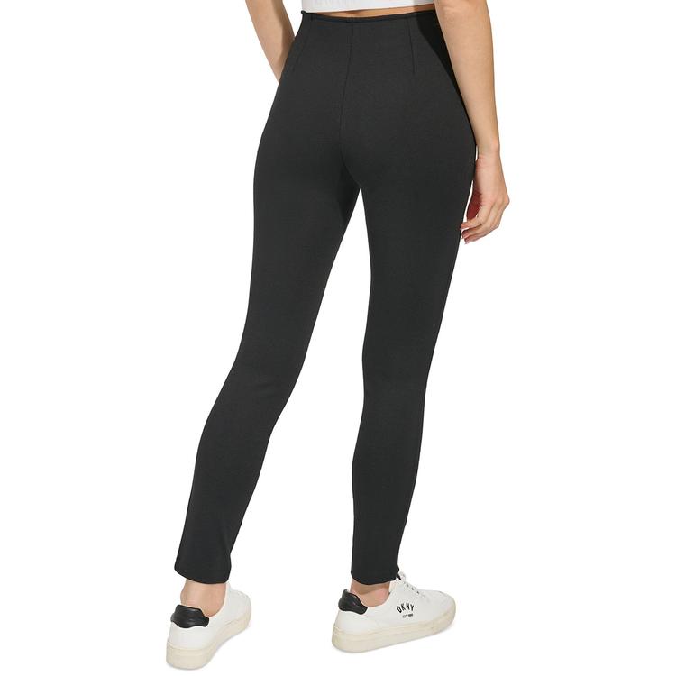 Womens DKNY Pull On Ponte Solid Casual Pant