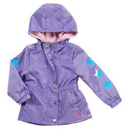 Girls &#40;7-16&#41; Limited Too Anorak with Star Sleeves