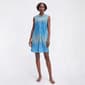 Womens J Valdi Wave Mesh Sleeveless Zip Hoodie Swim Cover Up - image 1