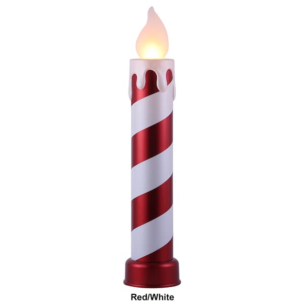 Mr. Christmas® 36in. Striped Metallic Blow Mold Candle Stick