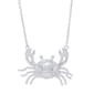 Plated Cubic Zirconia Crab-Shape Pendant - image 1