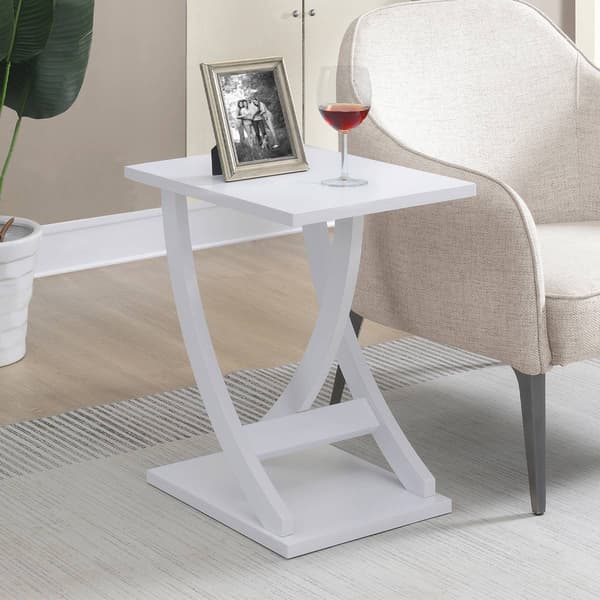 Convenience Concepts Newport Criss-Cross Chairside End Table