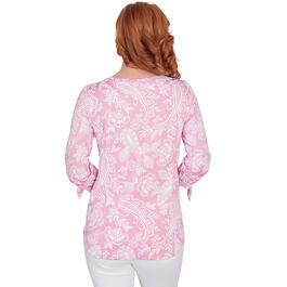 Plus Size Ruby Rd. Must Haves II Knit Paisley Tee