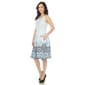 Womens White Mark Fit & Flare Knee Length Dress - image 2