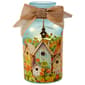 Transpac Yellow Flower Birdhouse LED Lantern - image 1