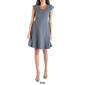 Womens 24/7 Comfort Apparel Fit & Flare Dress with Keyhole - image 5
