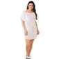 Womens Cover Me Onion Skin Ruffle Sleeve Tunic Cover-Up - image 3
