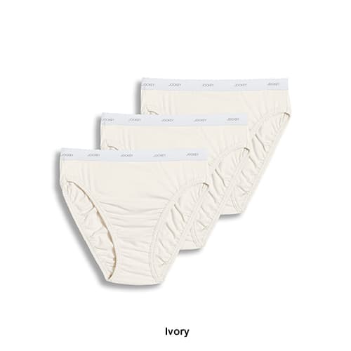 Womens Jockey&#174; Classics 3pk. French High Cut Panties 9481