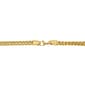 Mens Lynx Stainless Steel Gold-Tone Foxtail Chain Necklace - image 2