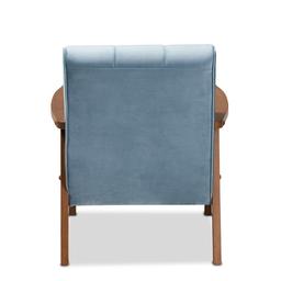 Baxton Studio Asta Mid-Century Wood Armchair