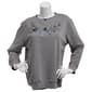 Petite Hasting & Smith Floral Vine Embroider Fleece Sweatshirt - image 1