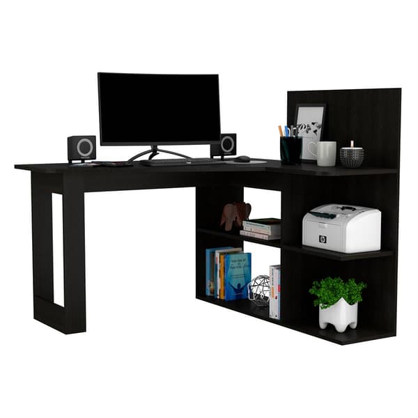FM FURNITURE Fresno L-Shaped Computer Desk - image 