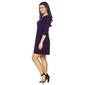 Petite MSK 3/4 Sleeve Three Ring Solid Shift Dress - image 7