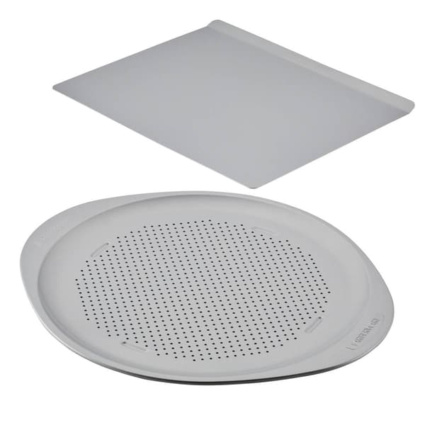 Farberware&#40;R&#41; GoldenBake Non-Stick Baking Sheet & Pizza Crisper Pan - image 