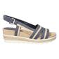 Womens Easy Street Mel Slingback Wedge Sandals - image 2