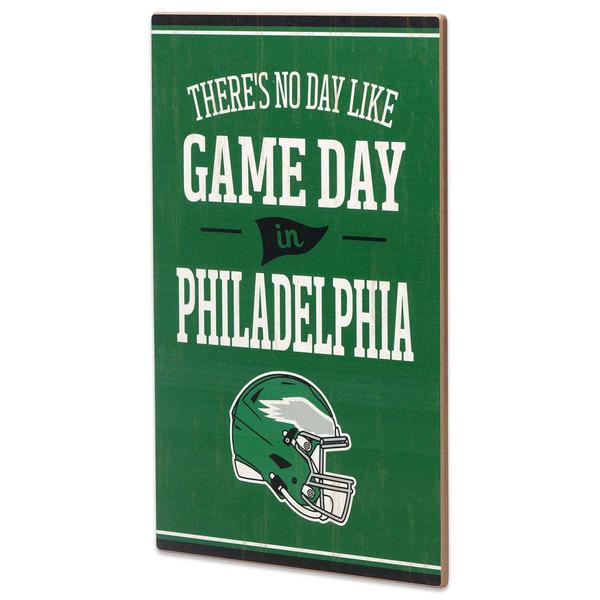 Open Road Eagles Gameday Vertical Wood Wall Decor