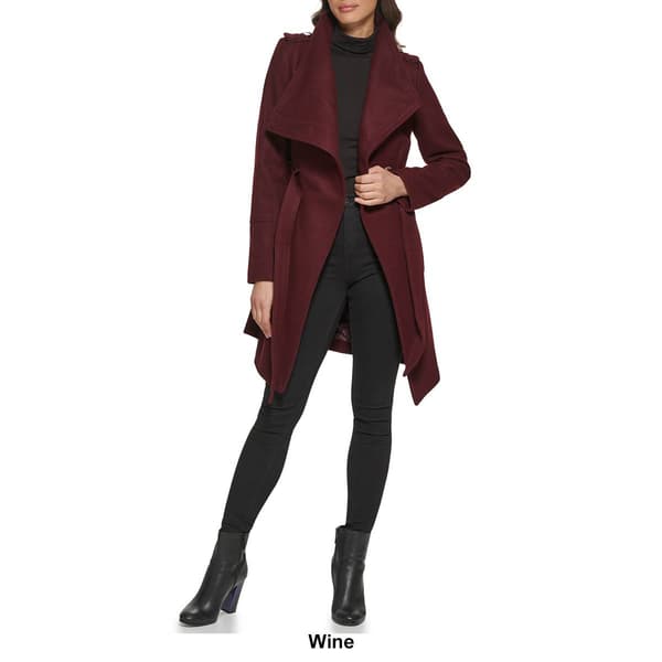 Guess asymmetrical outlet coat