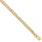 Mens Gold Classics&#40;tm&#41; 3.35mm. 14k Semi Solid Curb Link Bracelet - image 1