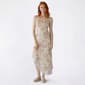 Juniors No Comment Mesh Vnk Slip Asymetrical Midi Dress - image 1