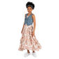 Girls (7-16) Rare Editions Floral Maxi Dress w/ Denim Vest - image 4