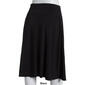 Womens NY Collection Knee Length Solid ITY A-Line Skirt - image 2