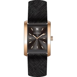 Womens Ellen Tracy Genuine Diamond Rectangular Watch - ETD5437RG