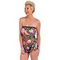 Womens Maxine Ornamental Garden Bandeau Sarong One Piece - image 2