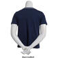 Womens Hasting & Smith Short Sleeve Split Neck Piped Tee - image 2